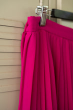 Load image into Gallery viewer, Hot Pink Pleat Skirt
