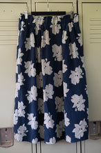 Load image into Gallery viewer, Vintage Navy Silk Skirt
