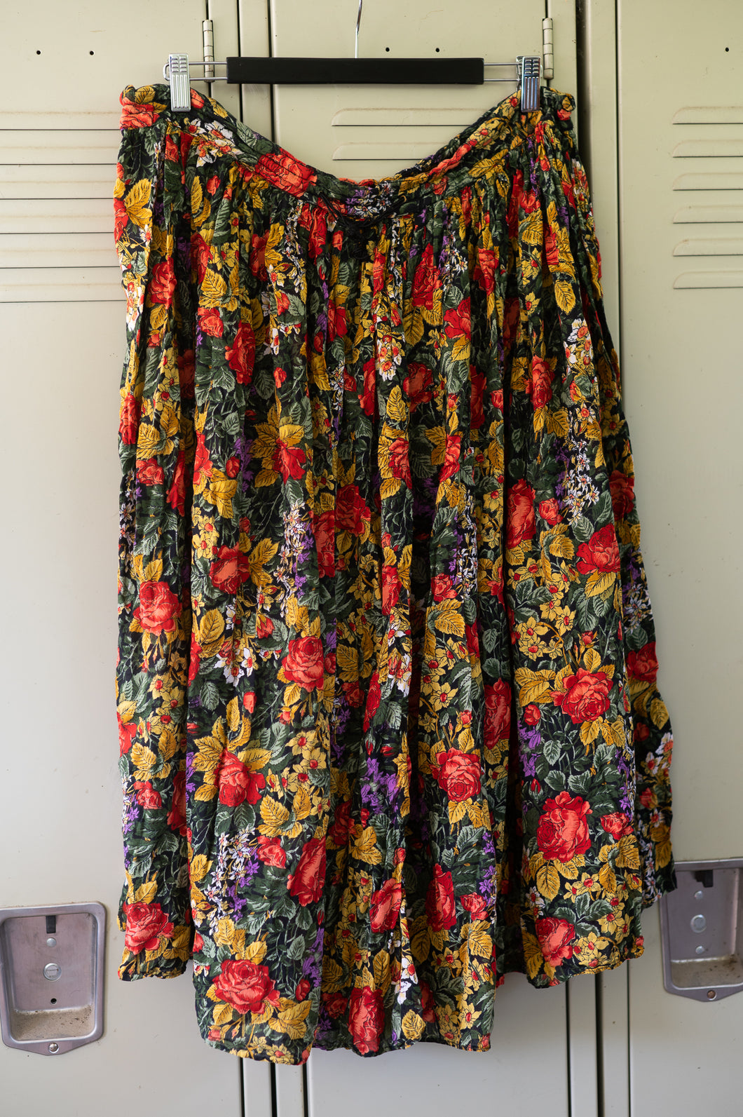 Rainbow Floral Skirt