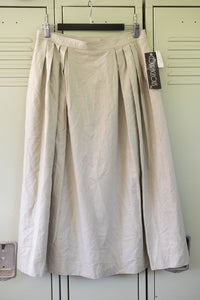 Deadstock raw silk skirt