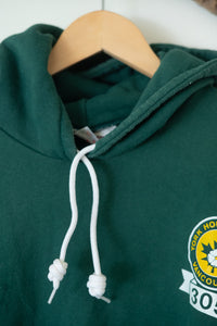 Forest green York House hoodie