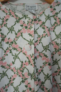 90s floral cardigan