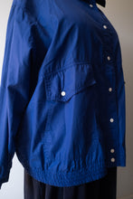 Load image into Gallery viewer, Light Royal blue snap front jacket
