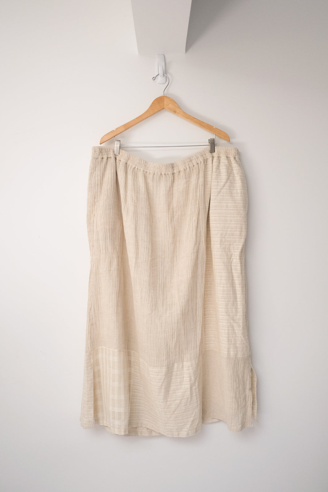 Sandy patchwork maxi skirt