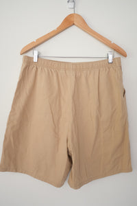 Khaki utility shorts