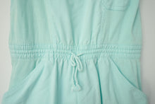 Load image into Gallery viewer, 80s teal shortalls
