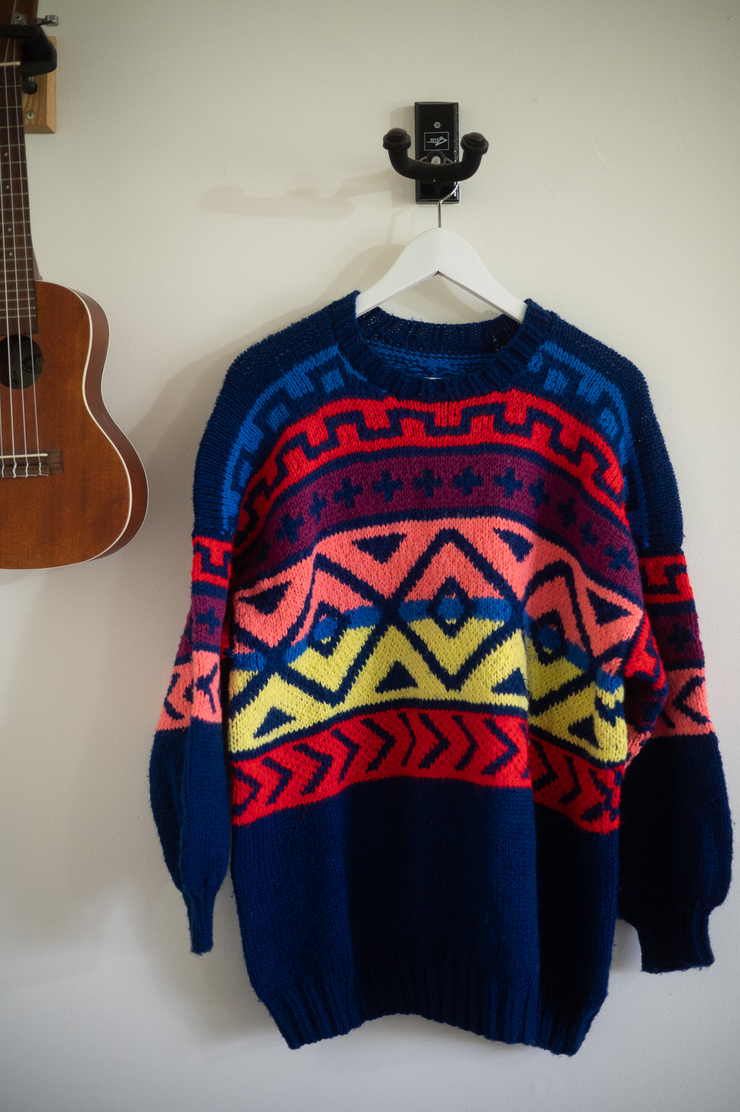 Mixed stripe vintage sweater