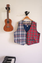 Load image into Gallery viewer, Cotton flannel plaid vest
